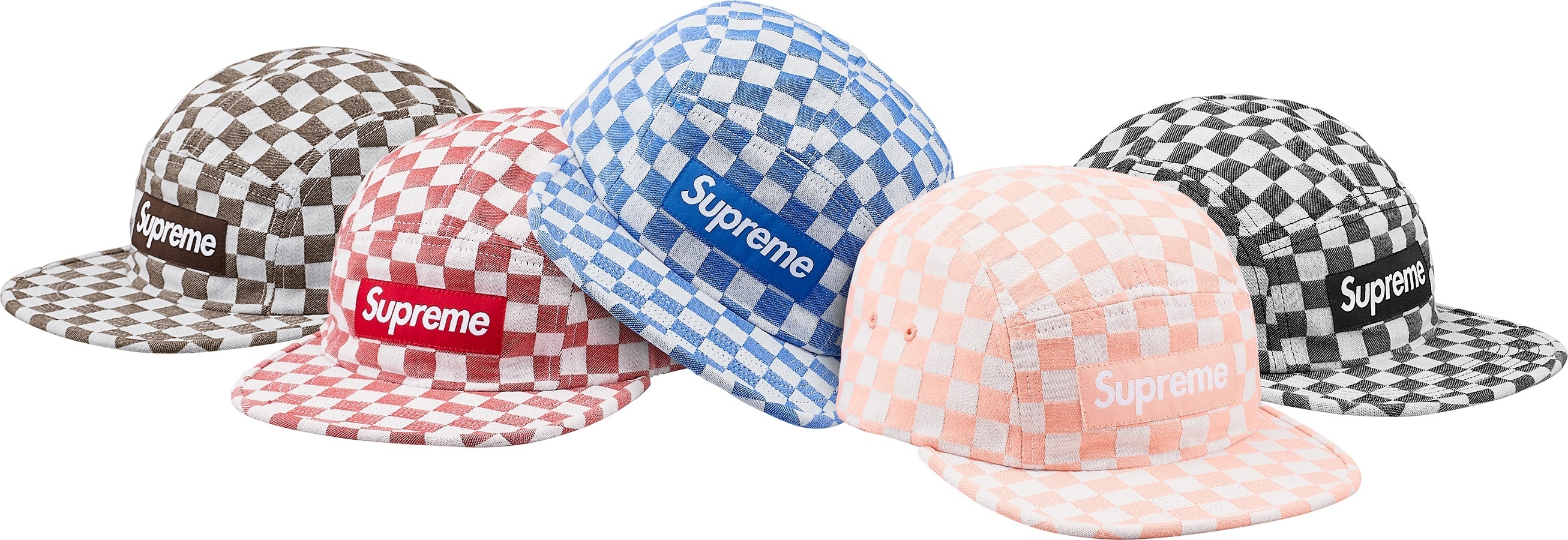 Checkerboard Camp Cap